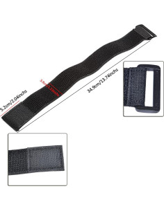 Correa Ajustable HYS de Nylon y Silicona para Teléfono - Negro 2