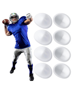 Rodilleras de Fútbol Meooeck 4 Pares Protección Ligera 12.7x10.16cm