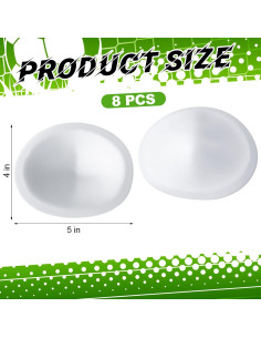 Rodilleras de Fútbol Meooeck 4 Pares Protección Ligera 12.7x10.16cm 2