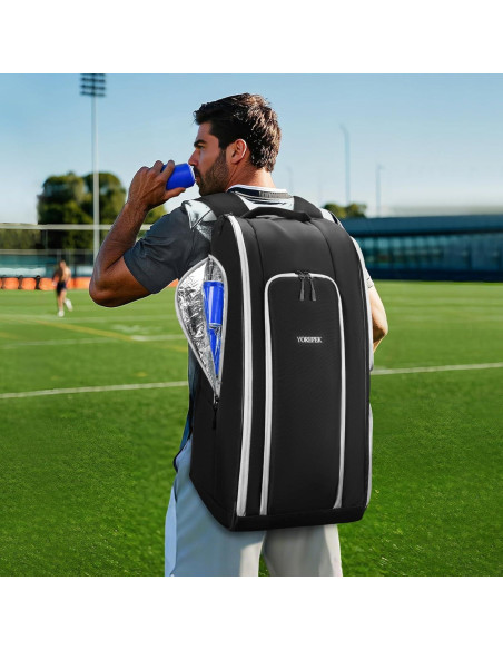 Mochila de Fútbol YOREPEK con Compartimento para Zapatos