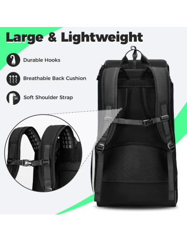 Mochila de Fútbol YOREPEK con Compartimento para Zapatos