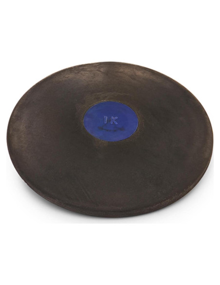 Disco de Caucho Negro Oficial BSN 1 Kg para Atletismo
