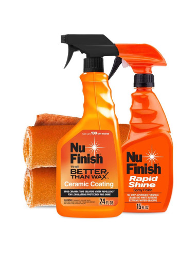 Kit de Protector de Abrigo Nu Finish - Recubrimiento Cerámico y Brillo Rápido