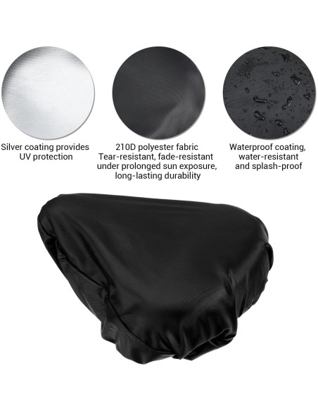 Cubiertas de Asiento de Bicicleta Yolev 2 Pcs Impermeables