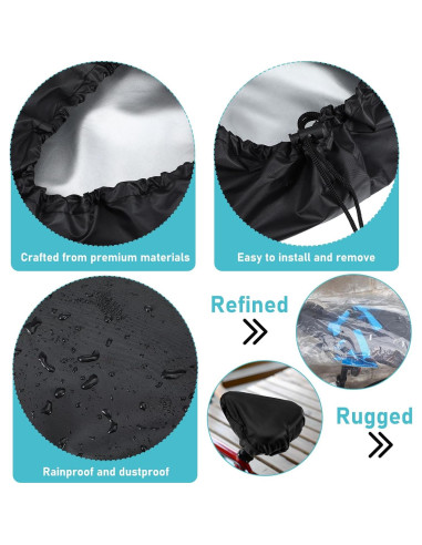 Cubiertas de Asiento de Bicicleta Yolev 2 Pcs Impermeables