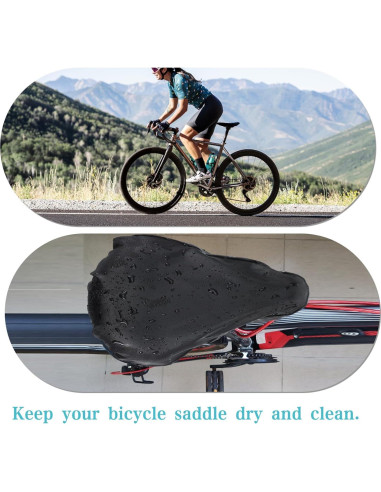 Cubiertas de Asiento de Bicicleta Yolev 2 Pcs Impermeables