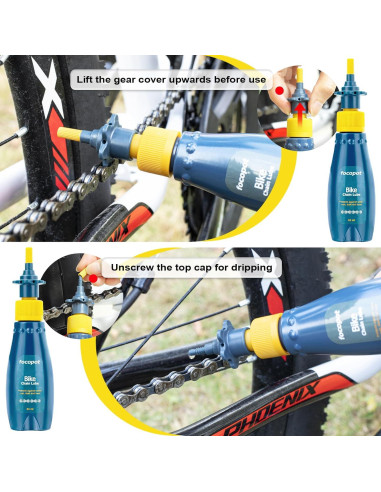 Kit de Limpieza de Bicicleta Focopot con Lubricante y Desengrasante