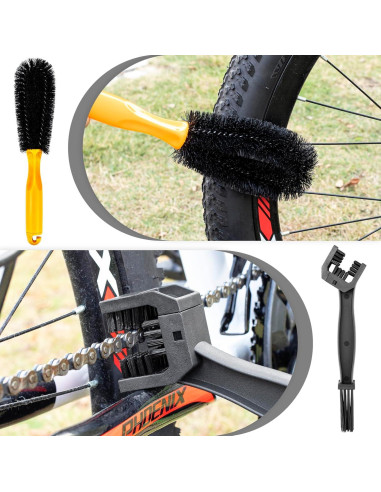 Kit de Limpieza de Bicicleta Focopot con Lubricante y Desengrasante