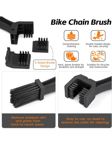 Kit de Limpieza de Bicicleta Focopot con Lubricante y Desengrasante