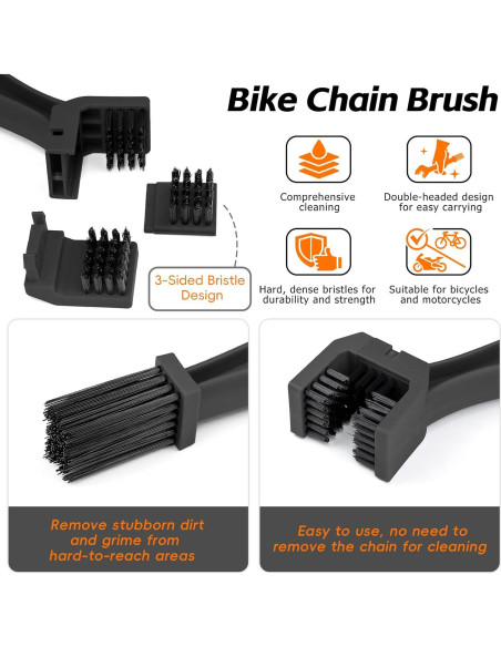 Kit de Limpieza de Bicicleta Focopot con Lubricante y Desengrasante