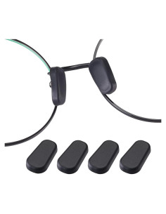 Cubiertas de Almohadillas para Gafas Gdnmpat Negro 10 Pares L