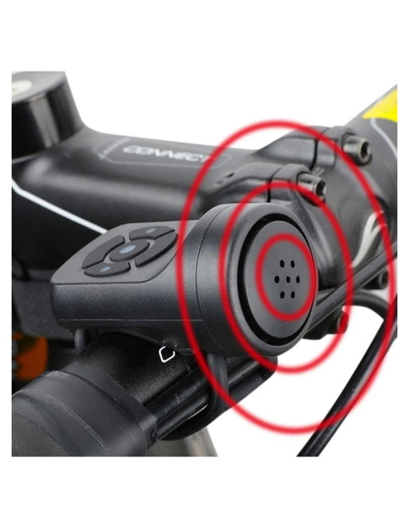 Timbre Eléctrico para Bicicleta Bricohepmismo 140DB Impermeable
