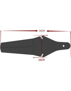 Guardabarros Trasero de Bicicleta Lohas Select Impermeable 2