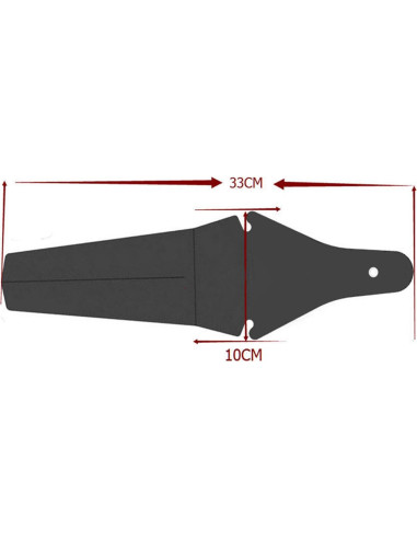 Guardabarros Trasero de Bicicleta Lohas Select Impermeable