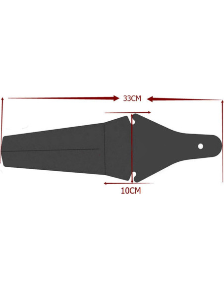 Guardabarros Trasero de Bicicleta Lohas Select Impermeable