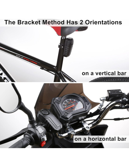 Alarma Antirrobo WSDCAM para Bicicleta 113dB Impermeable