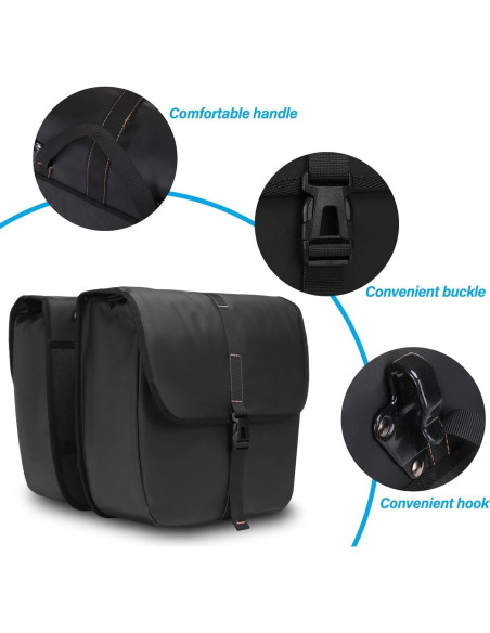 Alforjas Impermeables MOSISO 20L para Bicicleta - 2 Paquetes
