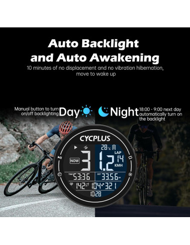 Computadora de Bicicleta CYCPLUS M2 GPS Inalámbrica 2.5"