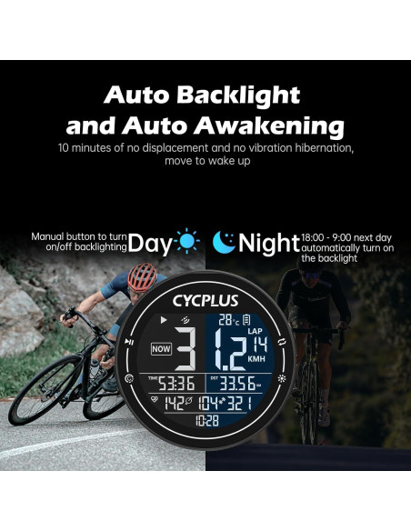 Computadora de Bicicleta CYCPLUS M2 GPS Inalámbrica 2.5"