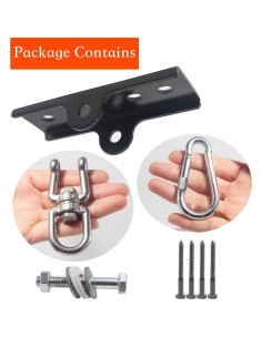 Soporte Giratorio 360 JXZJ para Saco de Boxeo y Hamacas 2