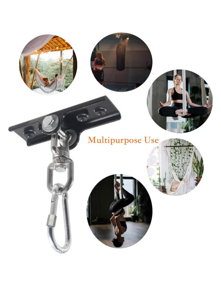 Soporte Giratorio 360 JXZJ para Saco de Boxeo y Hamacas