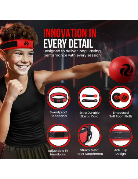 Bola de Reflexión de Boxeo Soul Shift - Kit Competencia 2 Pelotas