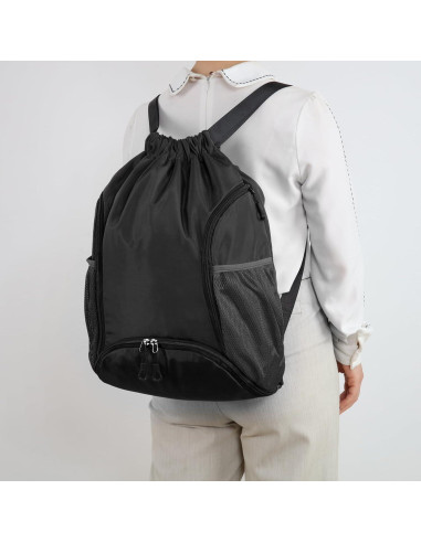 Bolsa de Gimnasio Valleycomfy 26L con Cordón y Compartimentos