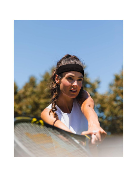 Cinta para el cabello Suddora negra, absorbente y cómoda