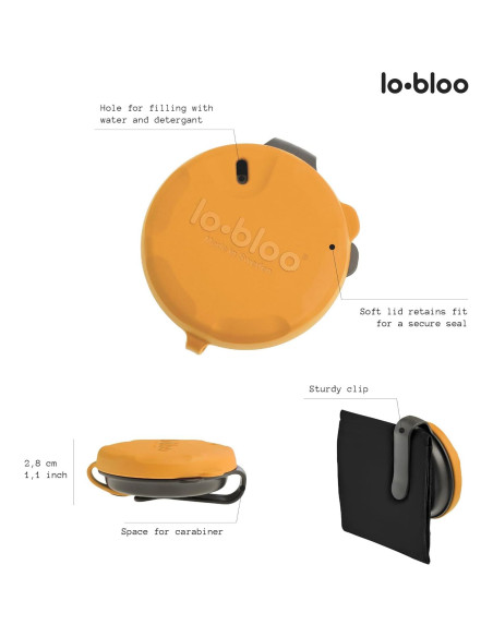 Estuche Protector Bucal Lobloo Morado - Higiénico y Práctico