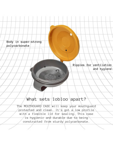 Estuche Protector Bucal Lobloo Morado - Higiénico y Práctico