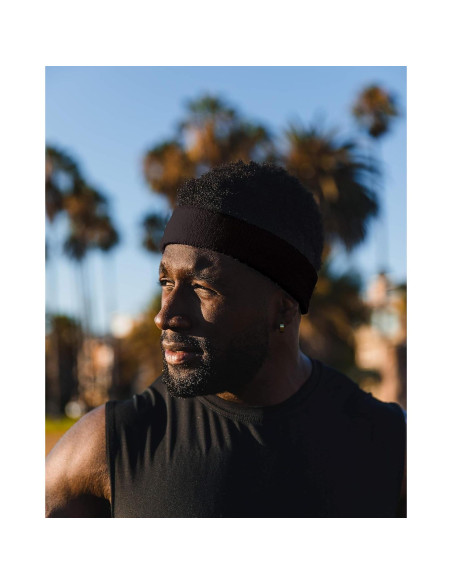 Cinta para el cabello Suddora negra, absorbente y cómoda