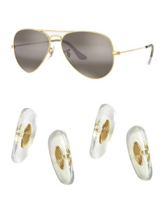 Almohadillas de nariz Ray-Ban Aviador 16mm doradas de silicona