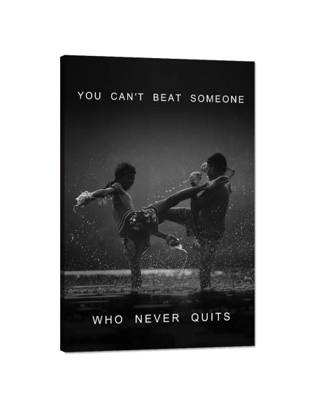 Arte de Pared Motivacional Muay Thai Yatsen Bridge 30x40 cm