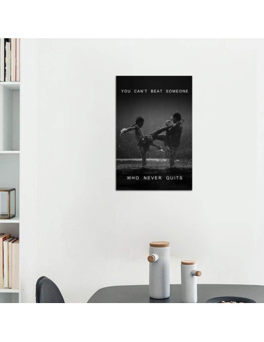 Arte de Pared Motivacional Muay Thai Yatsen Bridge 30x40 cm