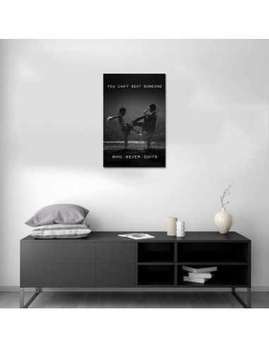 Arte de Pared Motivacional Muay Thai Yatsen Bridge 30x40 cm