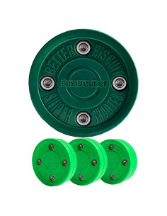 Discos de Hockey Mejor Disco 4 Pack - Verde Oscuro