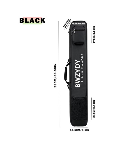 Bolsa de Hockey BWZYdy Q123 - Impermeable, 9.84L, Negro
