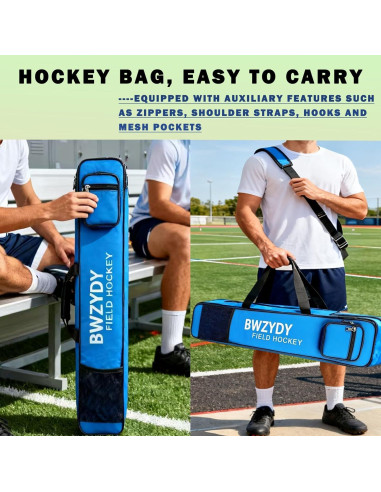 Bolsa de Hockey BWZYdy Q123 - Impermeable, 9.84L, Negro