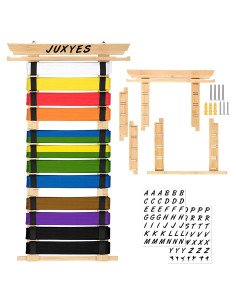 Organizador de Cinturones de Artes Marciales JUXYES para 12 Cinturones