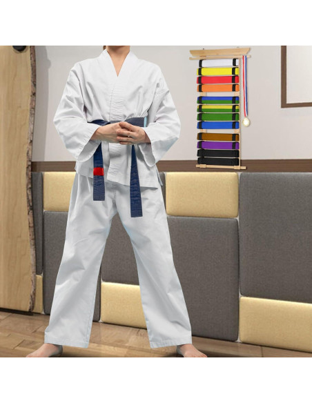 Organizador de Cinturones de Artes Marciales JUXYES para 12 Cinturones