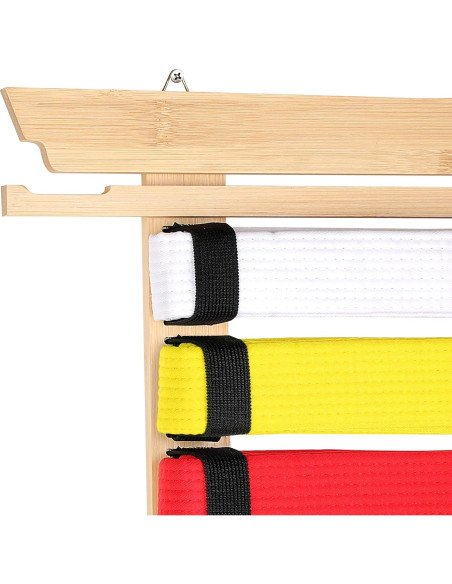 Organizador de Cinturones de Artes Marciales JUXYES para 12 Cinturones