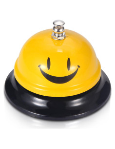 Timbre de Llamada EMDMAK Amarillo 8.51 cm Acero Inoxidable