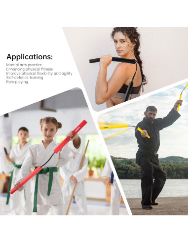 Nunchakus de Espuma MOXIISTR 25 cm para Principiantes