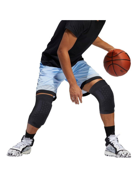 Manga de Compresión para Rodillas PISIQI - Unisex X-Grande Negra