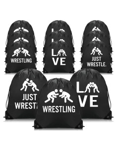 Mochilas de Cuerda para Lucha Paterr - 12 Piezas Unisex 32x43cm