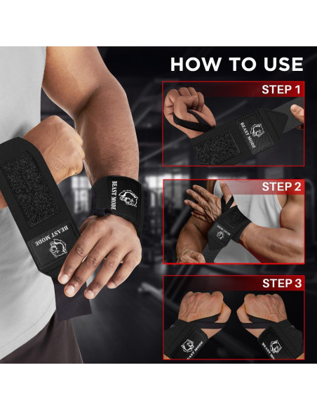 Muñequera de Levantamiento TECEUM 18" (45.72 cm) Negra