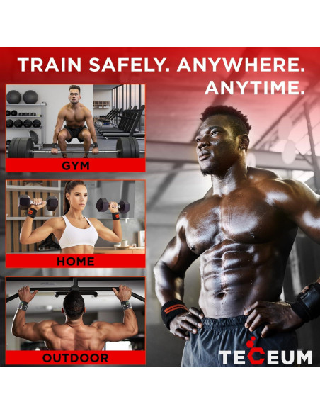 Muñequera de Levantamiento TECEUM 18" (45.72 cm) Negra