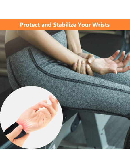 Férula de Muñeca AMYONE 2 Pack Ajustable para Alivio Dolor