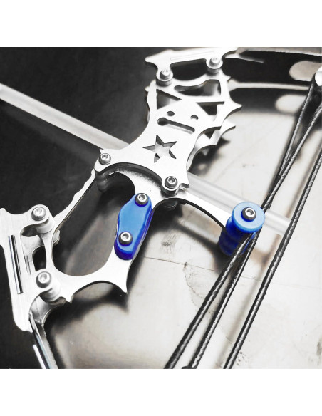 Arco Compuesto de Caza TIETHEKNOT Mini con 10 Flechas