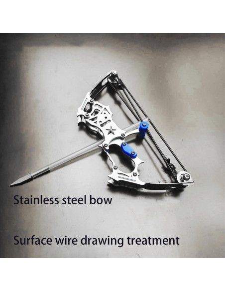 Arco Compuesto de Caza TIETHEKNOT Mini con 10 Flechas